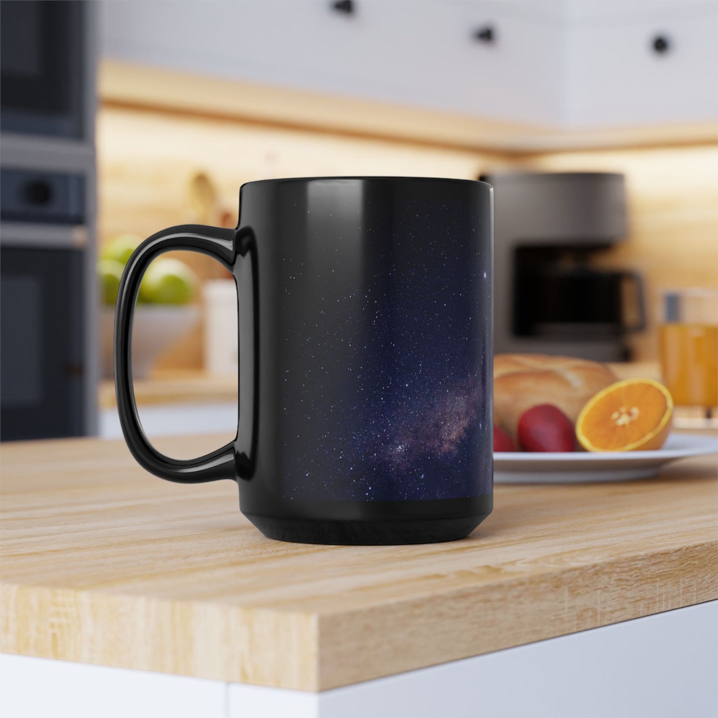 Leo Zodiac Mug - Unique Astrology Gift Cup for Reflection and Gratitude, Lunar New Year Black Coffee Cup, Holiday Mug, 15oz