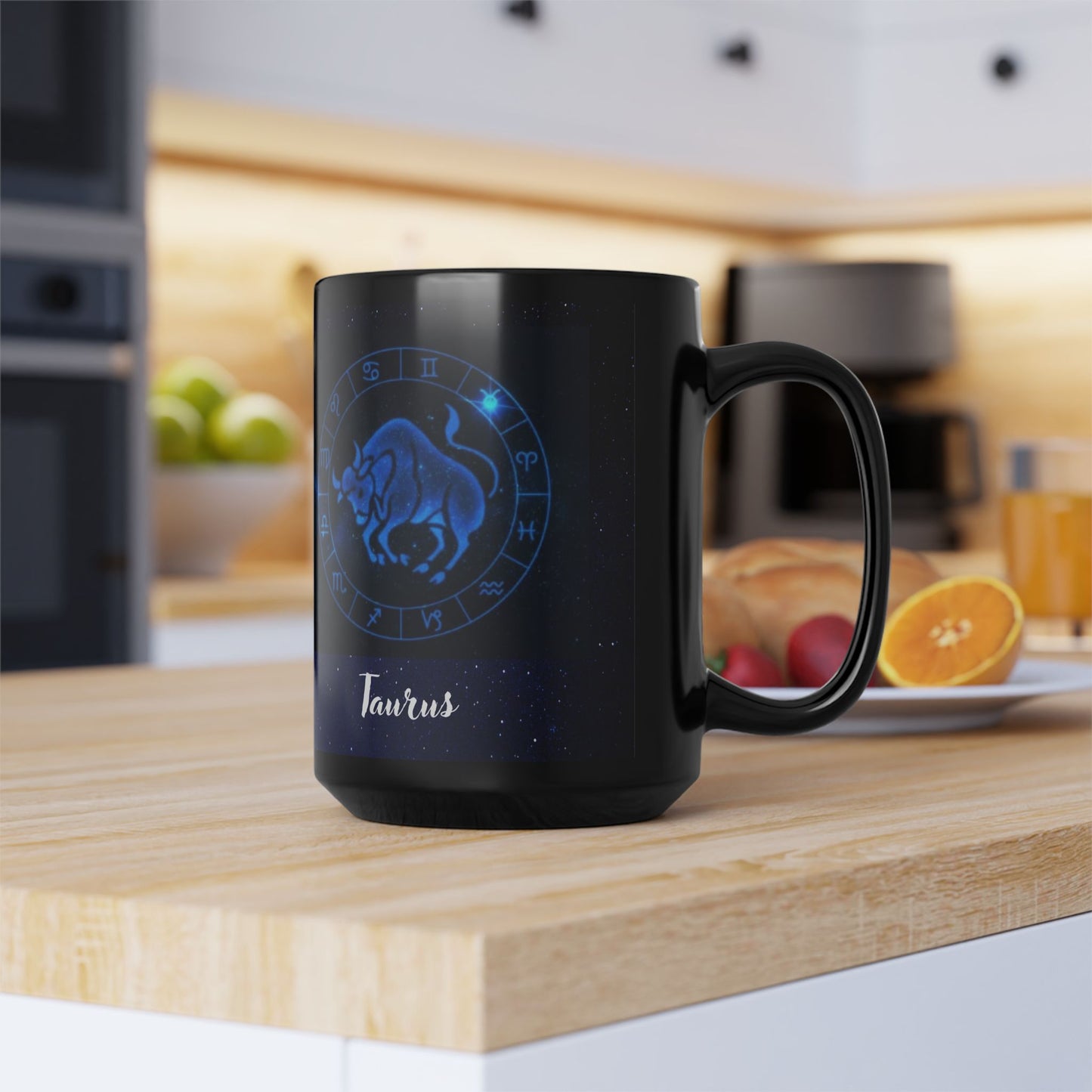 Taurus Zodiac Mug, Horoscope Coffee Cup, Astrology Gift, Lunar New Year, Holiday Mug, 15oz