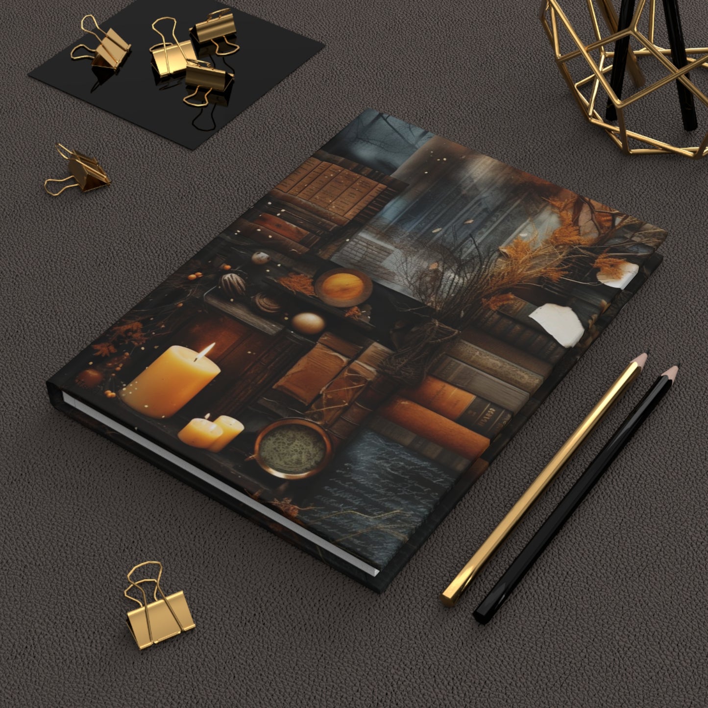Candles and Books Daily Journal - Hardcover - Your Ultimate Companion for Planning, Reflection, and Personal Growth