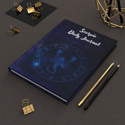 Scorpio Daily Journal - Hardcover - Your Ultimate Companion for Planning, Reflection, and Personal Growth