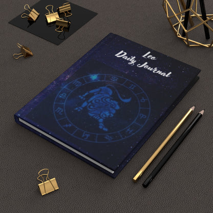 Leo Sign Daily Journal - Hardcover - Astrological Themed Journal for Reflection and Memories