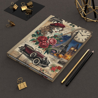 Parisian Chic Blue Sky Hardcover Journal