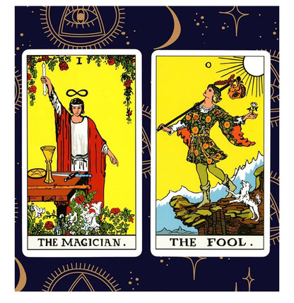 78 Original Tarot Cards Deck with Guide Book for Beginners - (Mystic Purple)