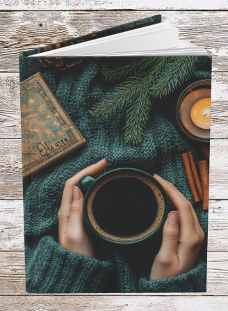 Coffee & Pine Hardcover Journal — Matte Cove