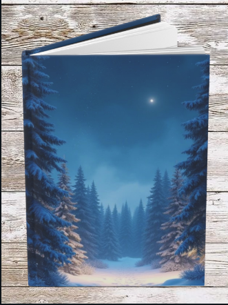 North Star Winter Daily Journal — Hardcover Planner & Notebook