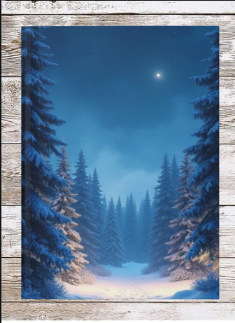 North Star Winter Daily Journal — Hardcover Planner & Notebook