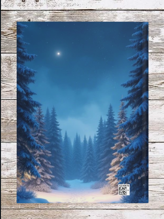 North Star Winter Daily Journal — Hardcover Planner & Notebook