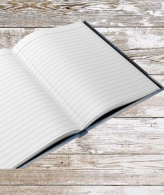 White Winter Tree Hardcover Journal — Holiday Planner & Daily Notebook