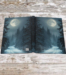 Winter Moon Hardcover Journal — Holiday Planner & Daily Notebook