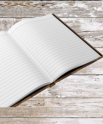 Vintage Bike Hardcover Journal — Daily Planner & Notebook