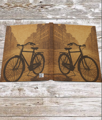 Vintage Bike Hardcover Journal — Daily Planner & Notebook