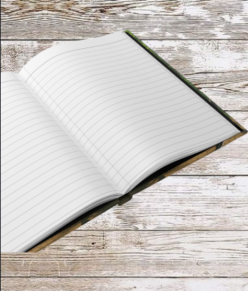 Bike in the Woods Hardcover Journal — Daily Planner & Notebook