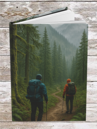 Pacific Northwest Hike Hardcover Journal — Daily Planner & Notebook