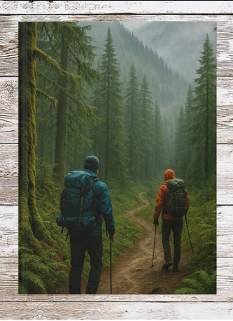 Pacific Northwest Hike Hardcover Journal — Daily Planner & Notebook