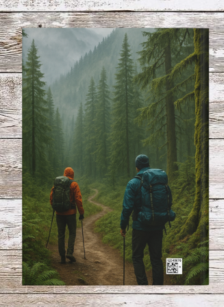 Pacific Northwest Hike Hardcover Journal — Daily Planner & Notebook