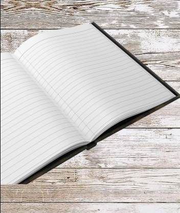 Dark Forest Hike  Hardcover Journal — Daily Planner & Notebook