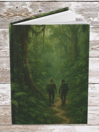 Amazon Forest Hike Hardcover Journal — Daily Planner & Notebook