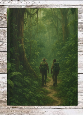 Amazon Forest Hike Hardcover Journal — Daily Planner & Notebook