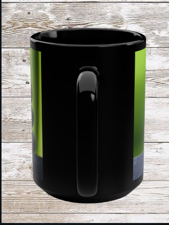 Bamboo Zen 15oz Coffee Mug — Reflection • Gratitude • Growth