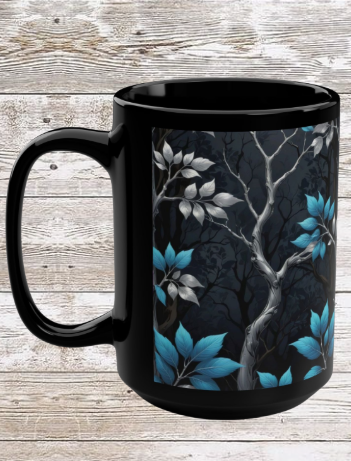 Ivy Leaf 15oz Coffee Mug — Reflection • Gratitude • Growth