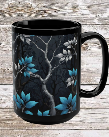 Ivy Leaf 15oz Coffee Mug — Reflection • Gratitude • Growth