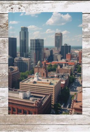 Cleveland OH Skyline Daily Hardcover Journal — Planning, Reflection & Growth