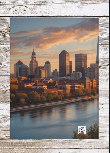 Cleveland OH Skyline Sunrise Hardcover Journal — Daily Planning, Reflection & Growth