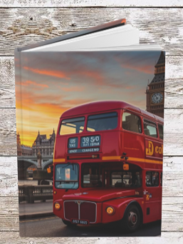 London Sunshine Cityscape Hardcover Journal — Daily Planning & Reflection