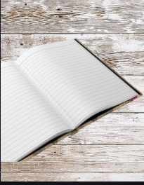 Parisian Chic Rose Hardcover Journal