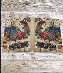 Parisian Chic Blue Sky Hardcover Journal