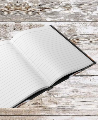 Coffee & Leaves Hardcover Journal