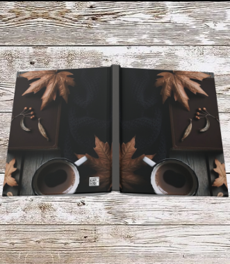 Coffee & Leaves Hardcover Journal