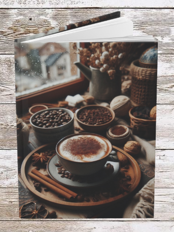 Cinnamon & Coffee Hardcover Journal