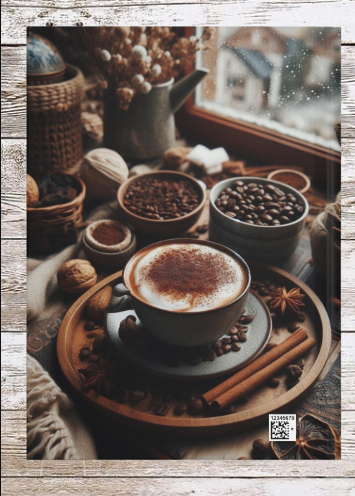 Cinnamon & Coffee Hardcover Journal