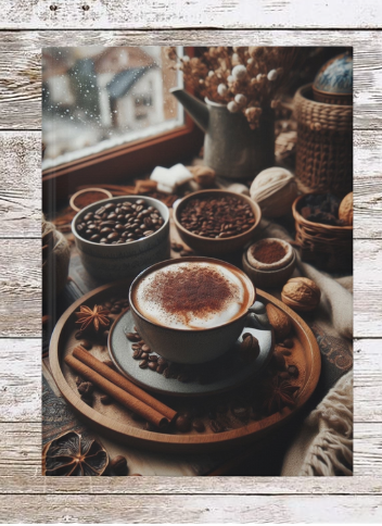 Cinnamon & Coffee Hardcover Journal