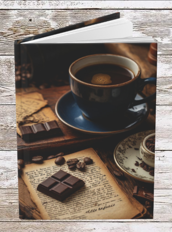 Chocolate & Coffee Hardcover Journal