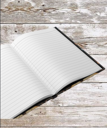 Cobalt & Coffee Hardcover Journal