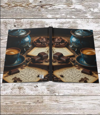 Cobalt & Coffee Hardcover Journal