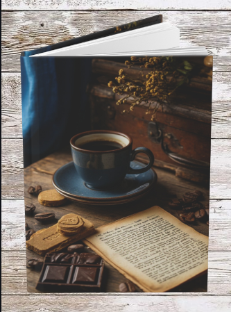 Coffee & Journal Hardcover Journal