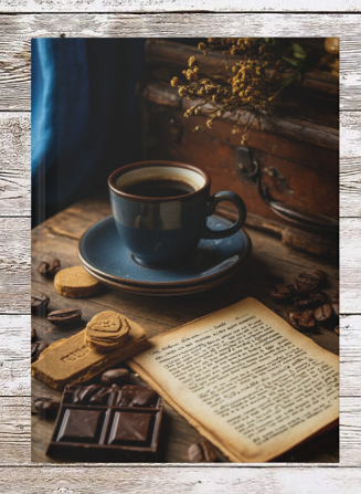 Coffee & Journal Hardcover Journal