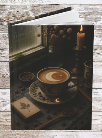 Coffee & Candle Hardcover Journal