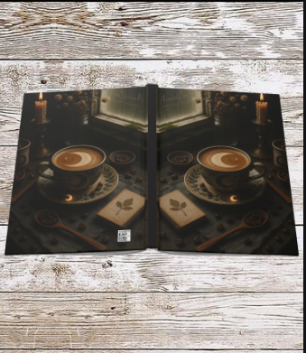 Coffee & Candle Hardcover Journal