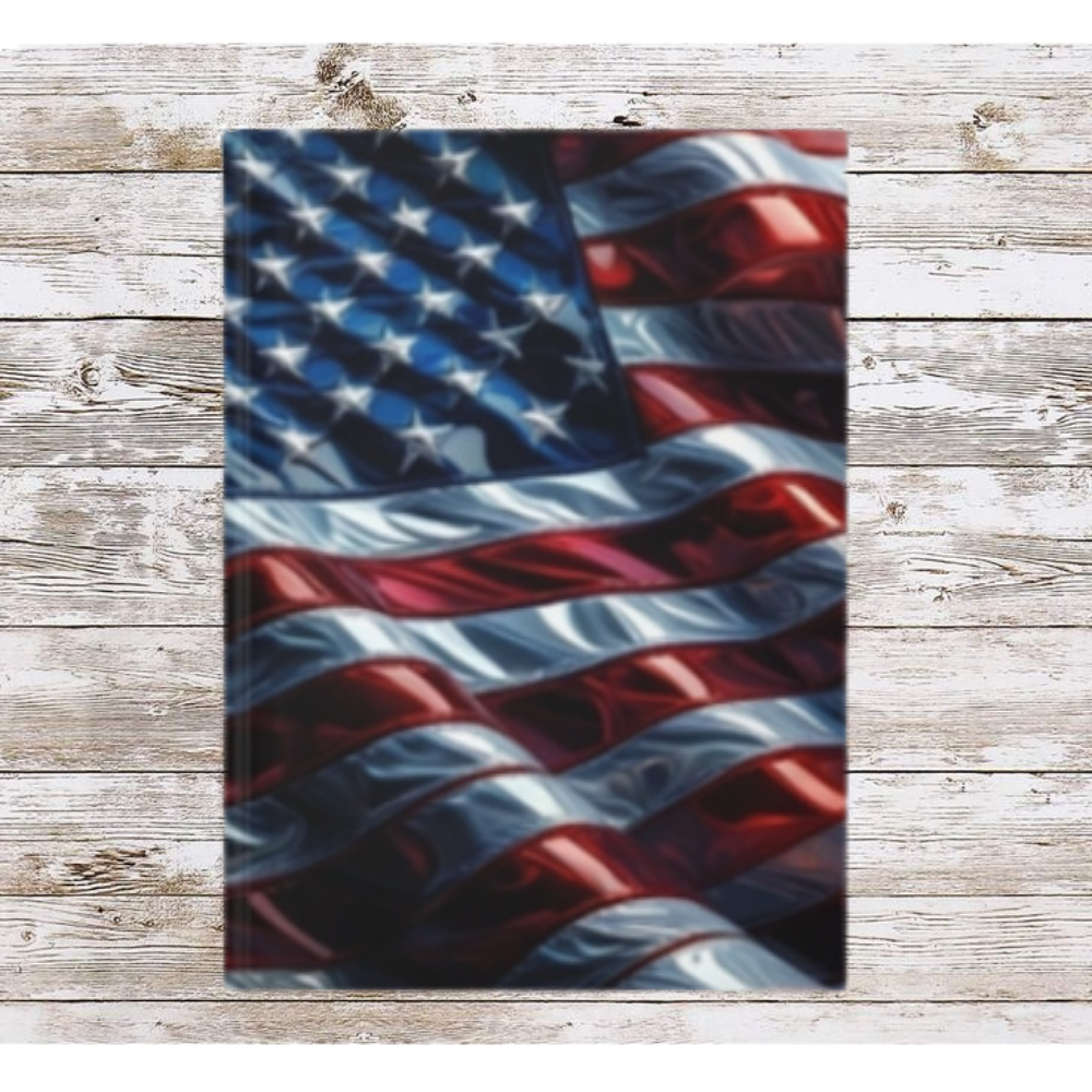 USA Flag Daily Journal - Hardcover - Your Ultimate Companion for Planning, Reflection, and Personal Growth