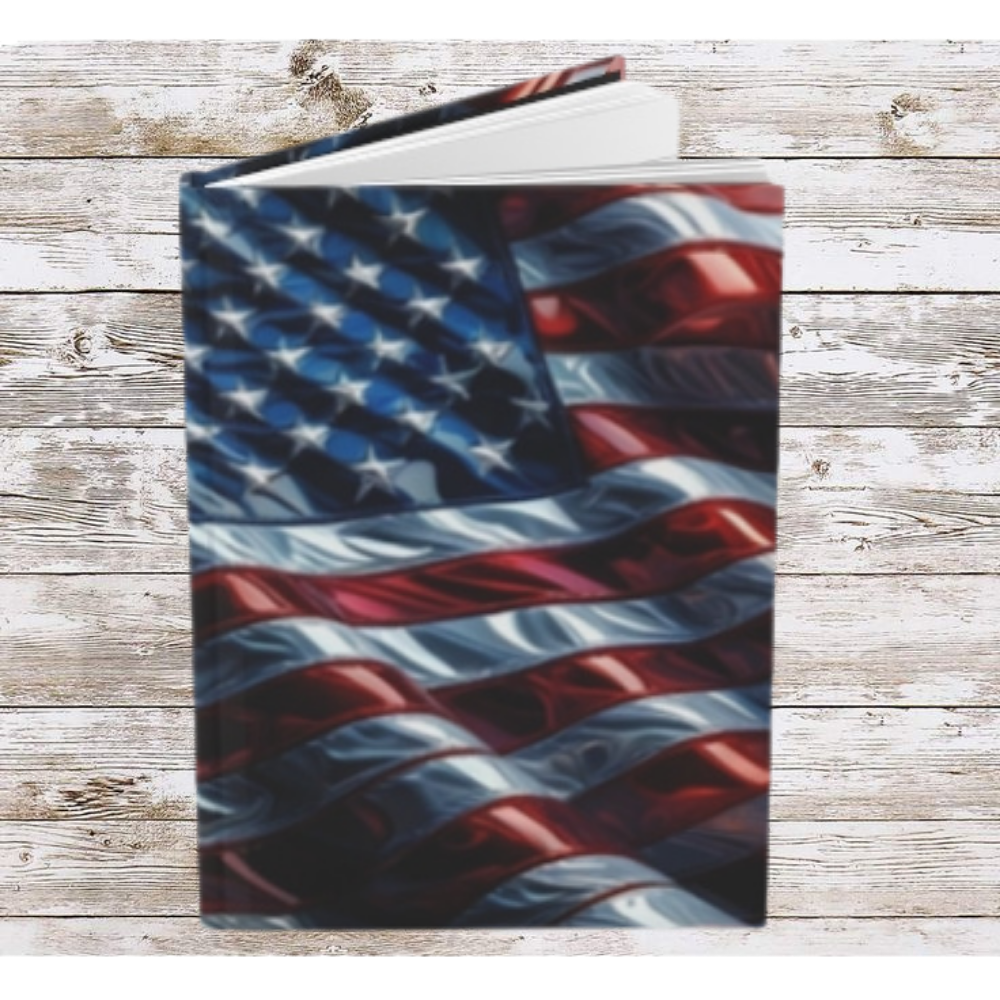 USA Flag Daily Journal - Hardcover - Your Ultimate Companion for Planning, Reflection, and Personal Growth