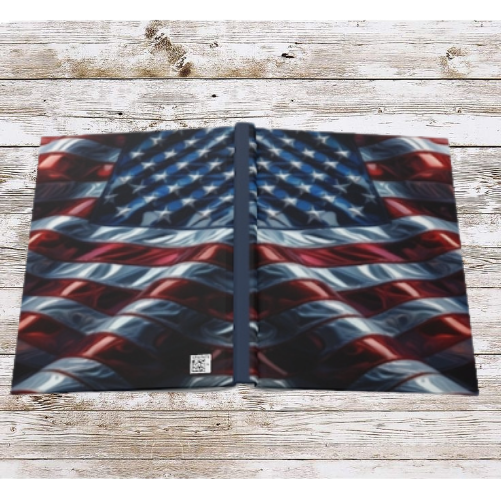 USA Flag Daily Journal - Hardcover - Your Ultimate Companion for Planning, Reflection, and Personal Growth