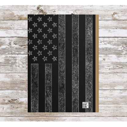 Black USA Flag Design Hardcover - Your Ultimate Companion for Planning, Reflection, and Personal Growth