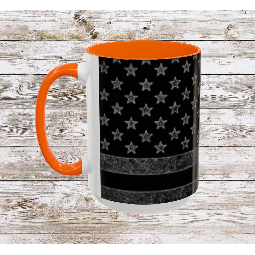 Black USA Flag Coffee Mug | Perfect Gift for Patriots, Home Decor, Father's Day, Coffee Lovers, Art Enthusiasts