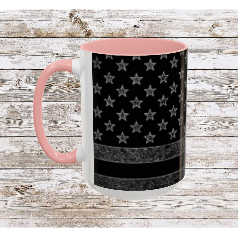 Black USA Flag Coffee Mug | Perfect Gift for Patriots, Home Decor, Father's Day, Coffee Lovers, Art Enthusiasts