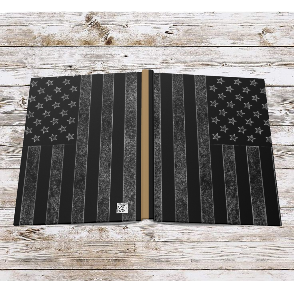 Black USA Flag Design Hardcover - Your Ultimate Companion for Planning, Reflection, and Personal Growth