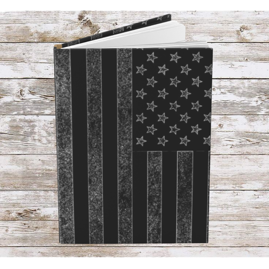 Black USA Flag Design Hardcover - Your Ultimate Companion for Planning, Reflection, and Personal Growth